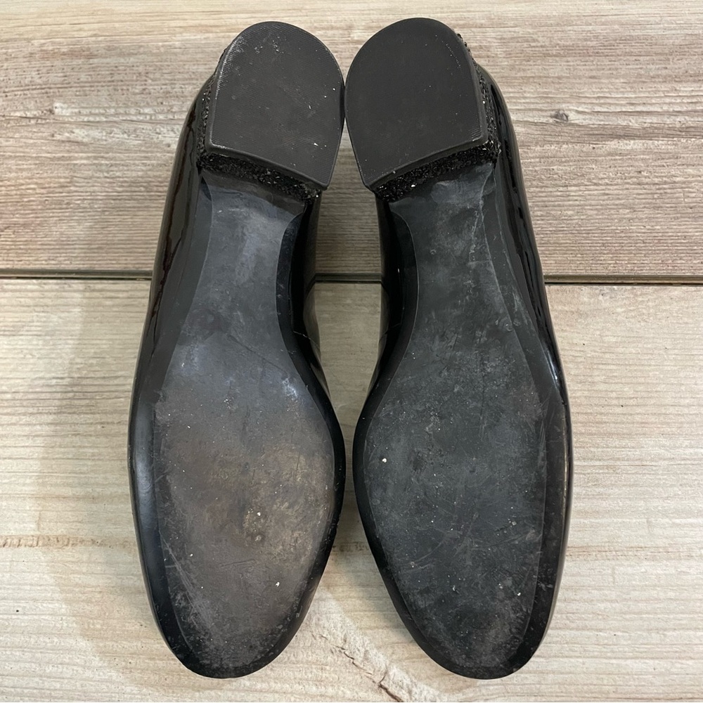 MICHAEL Michael Kors Black Patent Leather Flats Women’s 8 Sequin Low Heel - Picture 9 of 9